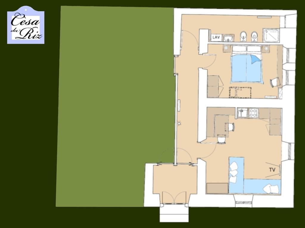 Cesa Da Riz Apartment Colle Santa Lucia Ngoại thất bức ảnh